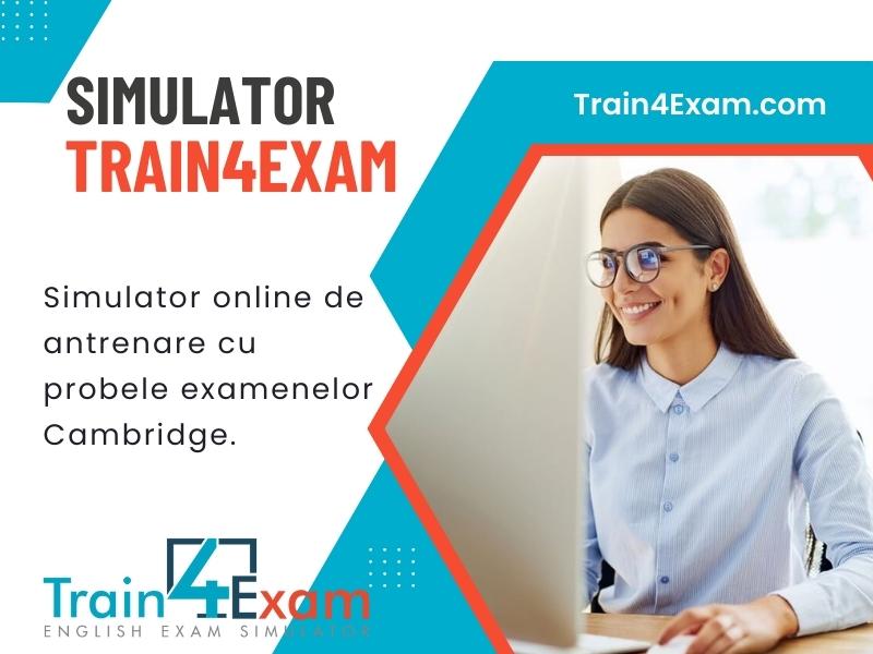 Train4Exam simulator online examene Cambridge