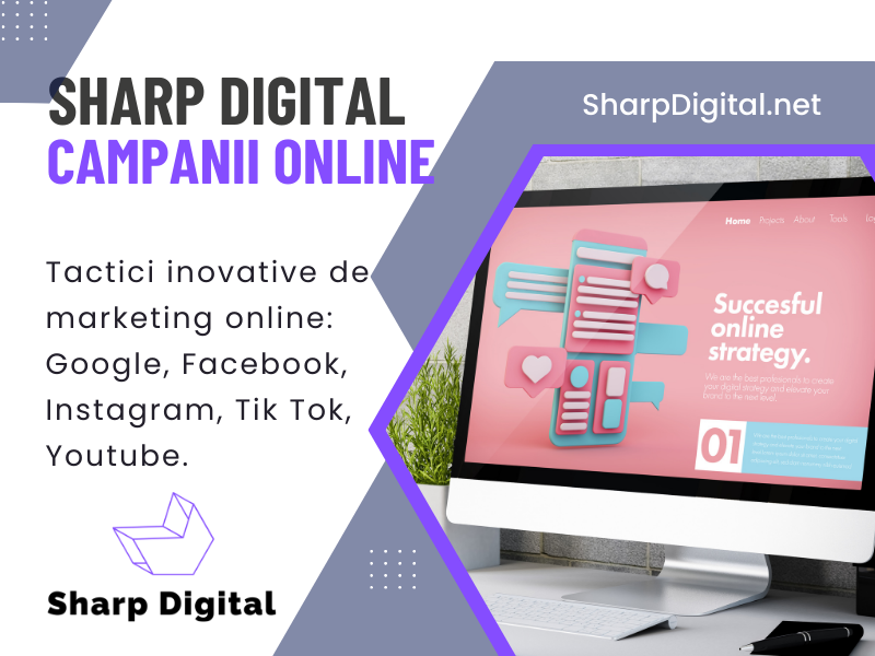 Sharp Digital promovare si campanii online